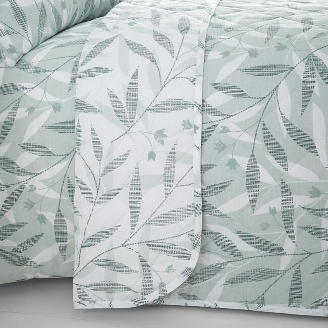 Brea Bedspread 200cm x 220cm - Sage