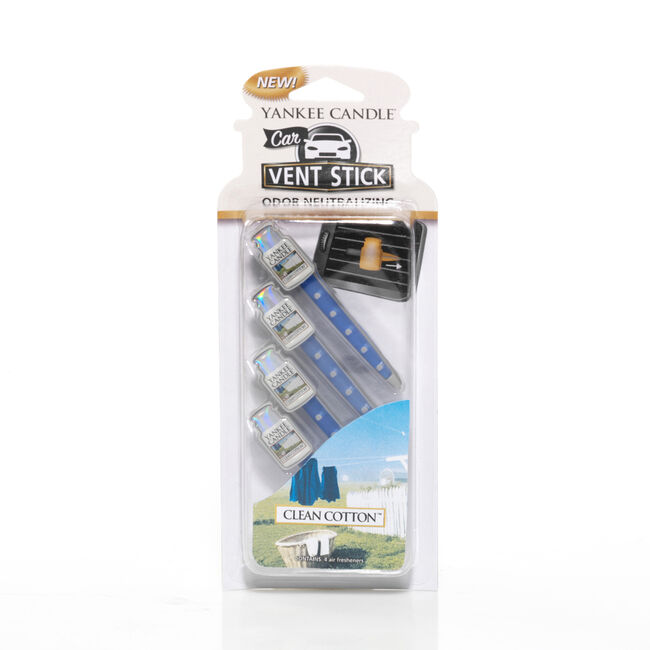 Yankee Candle® Clean Cotton Vent Sticks 4 Pack