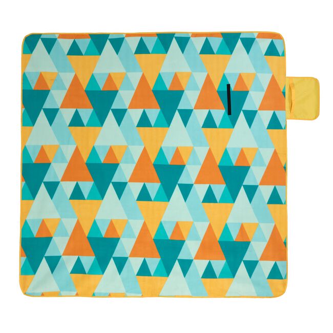 Extra Large Picnic Blanket - Geo Triangles 