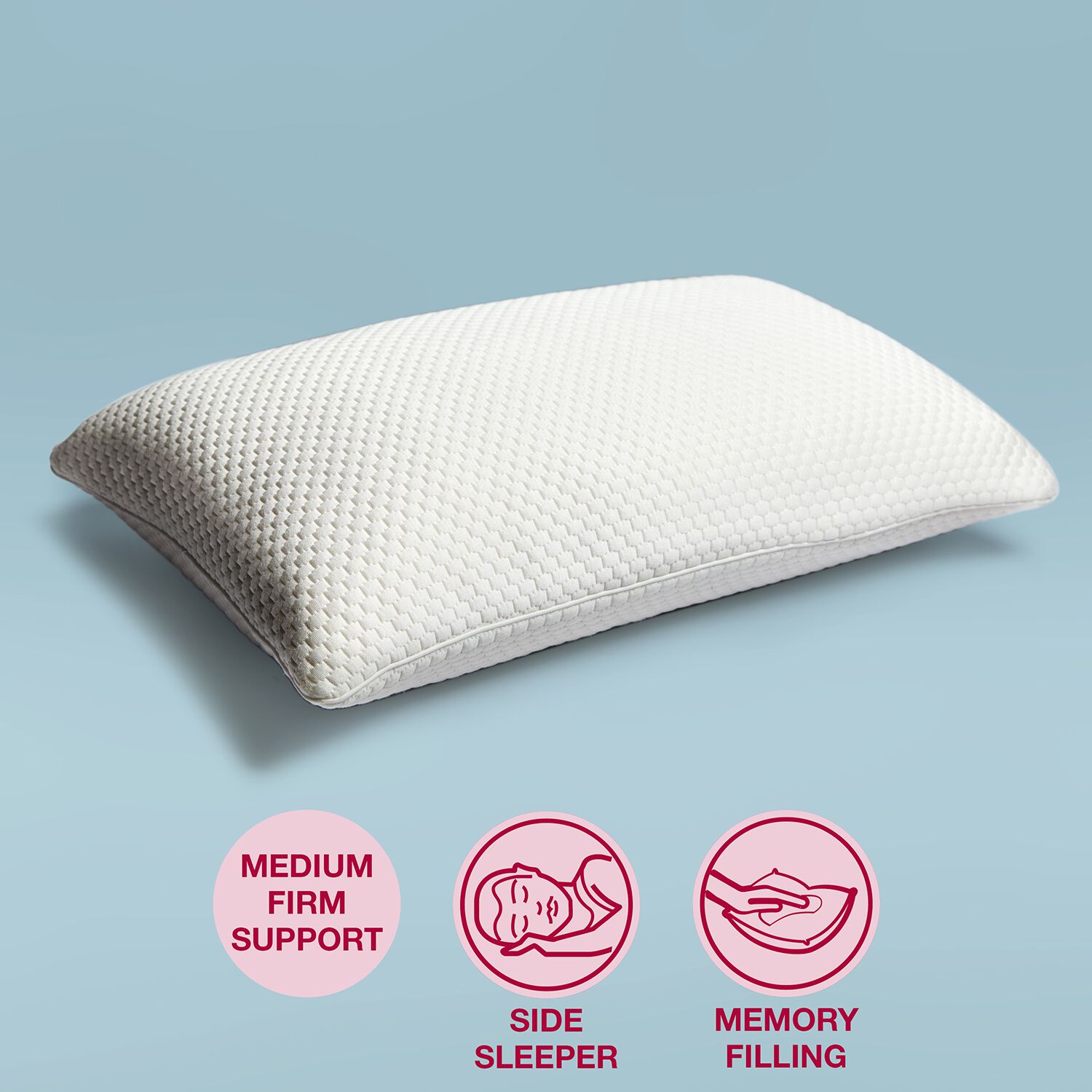 Memory foam 2025 cluster pillow