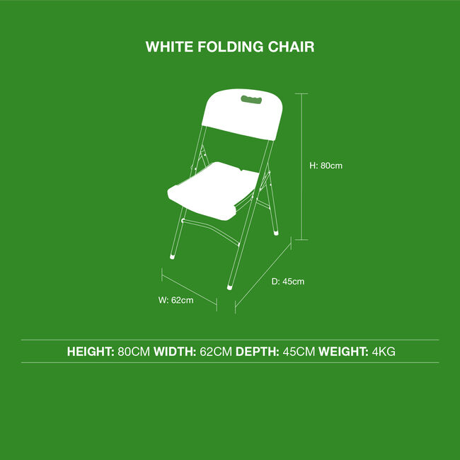 White Folding Chair