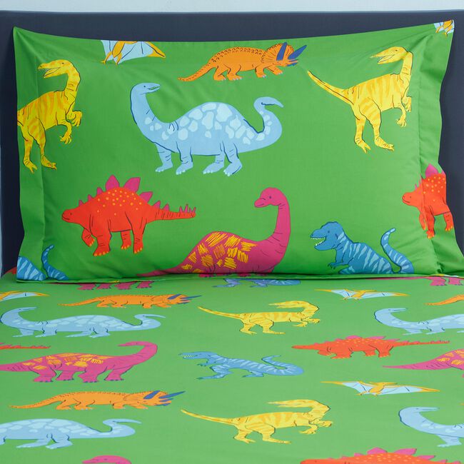 Dino Crew Oxford Pillowcase Pair