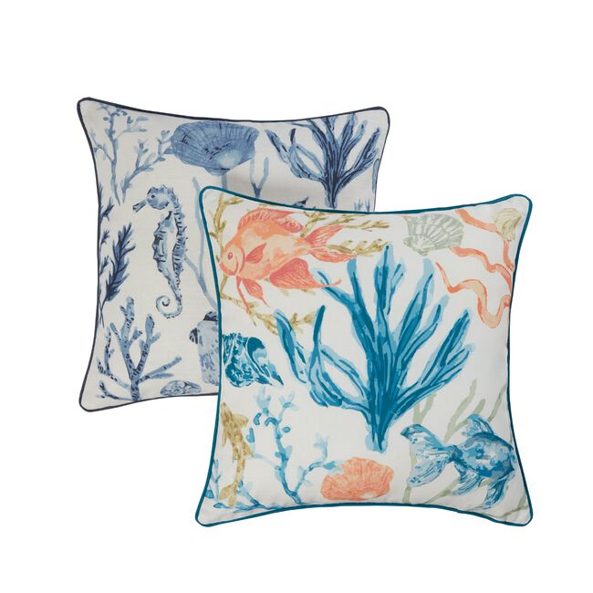 SEALIFE CORAL 45x45 Cushion