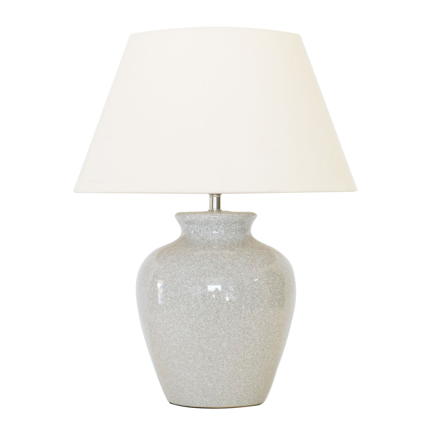 ivory crackle lamp