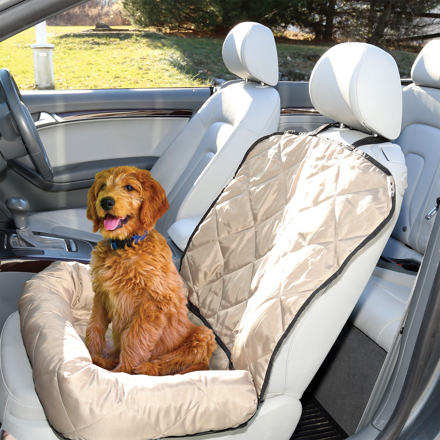 Car seat dog clearance protector