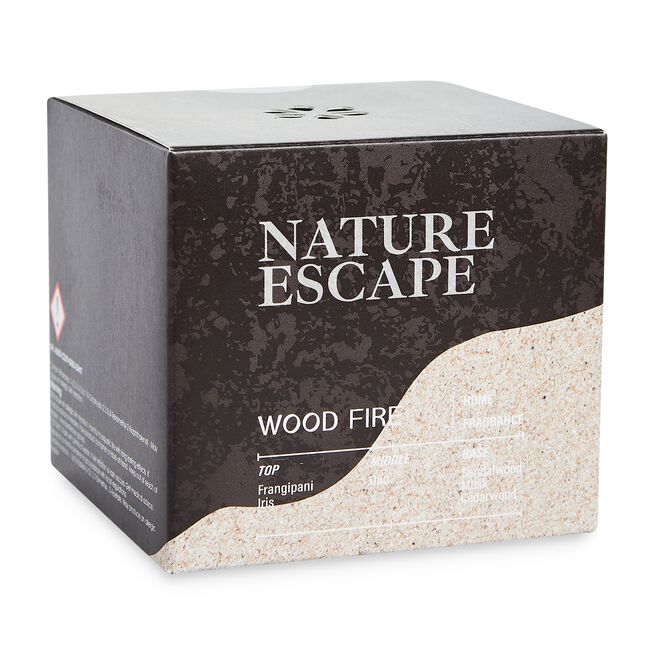 Nature Escape Wood Fire Candle