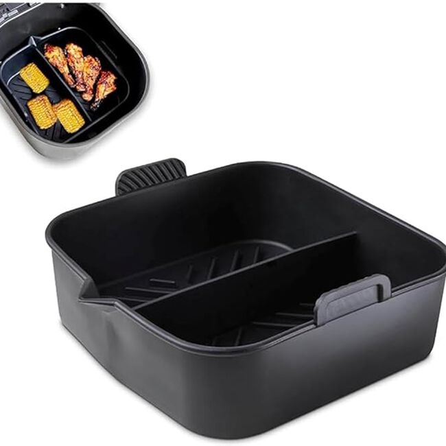 Tower Square Air Fryer Tray with Divider