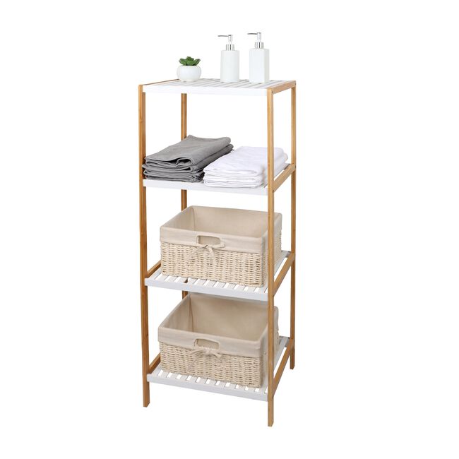 Causeway Bay 4-Tier Bamboo Shelf