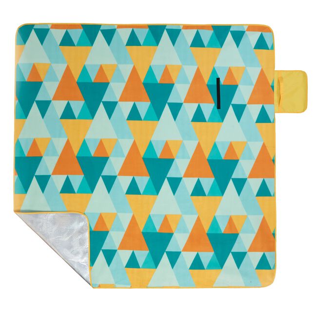 Extra Large Picnic Blanket - Geo Triangles 