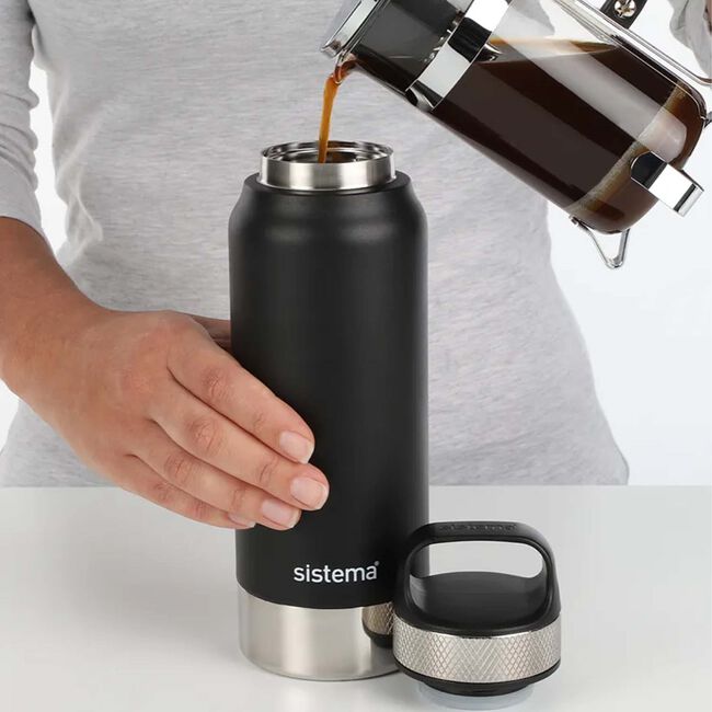 Sistema Stainless Steel 650ml Double Walled Flask