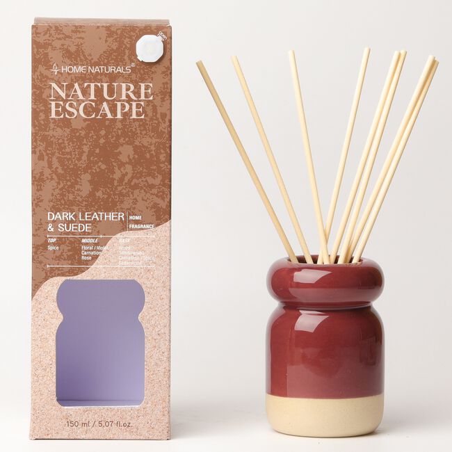 Nature Escape Dark Leather & Suede Reed Diffuser