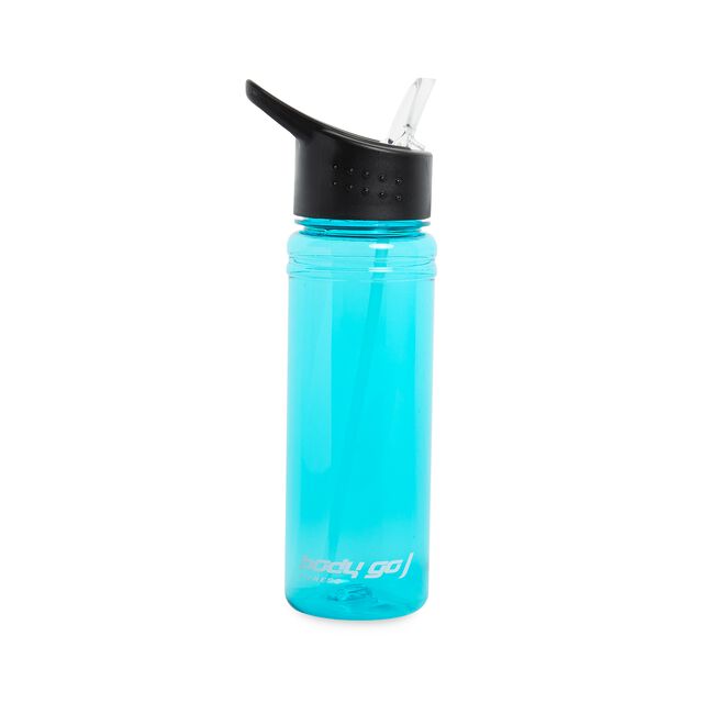 BodyGo Fitness Straw Top Bottle 750ml - Turquoise