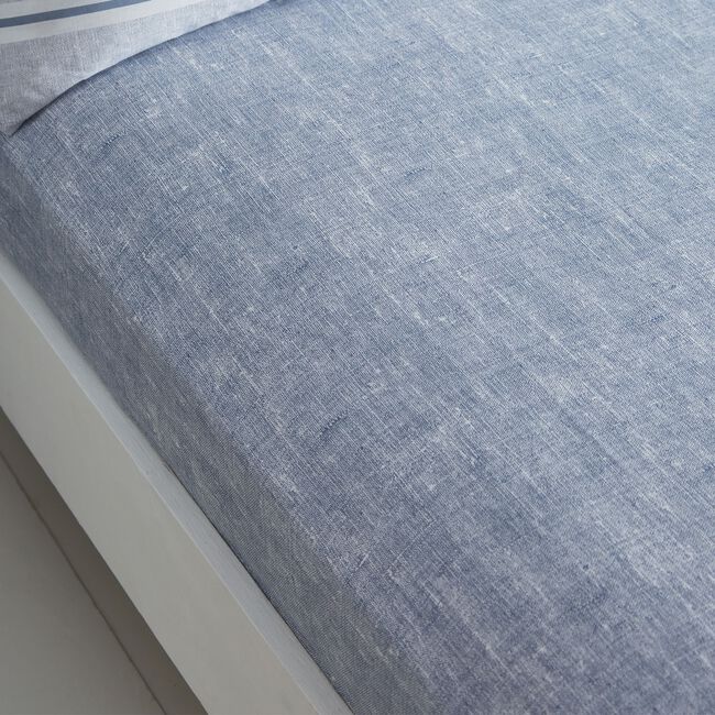 LUGH CHAMBRAY Single Fitted Sheet