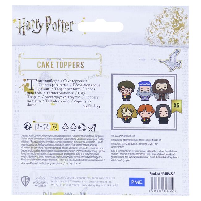 Harry Potter Characters 6 Cupcake and Treat Topper