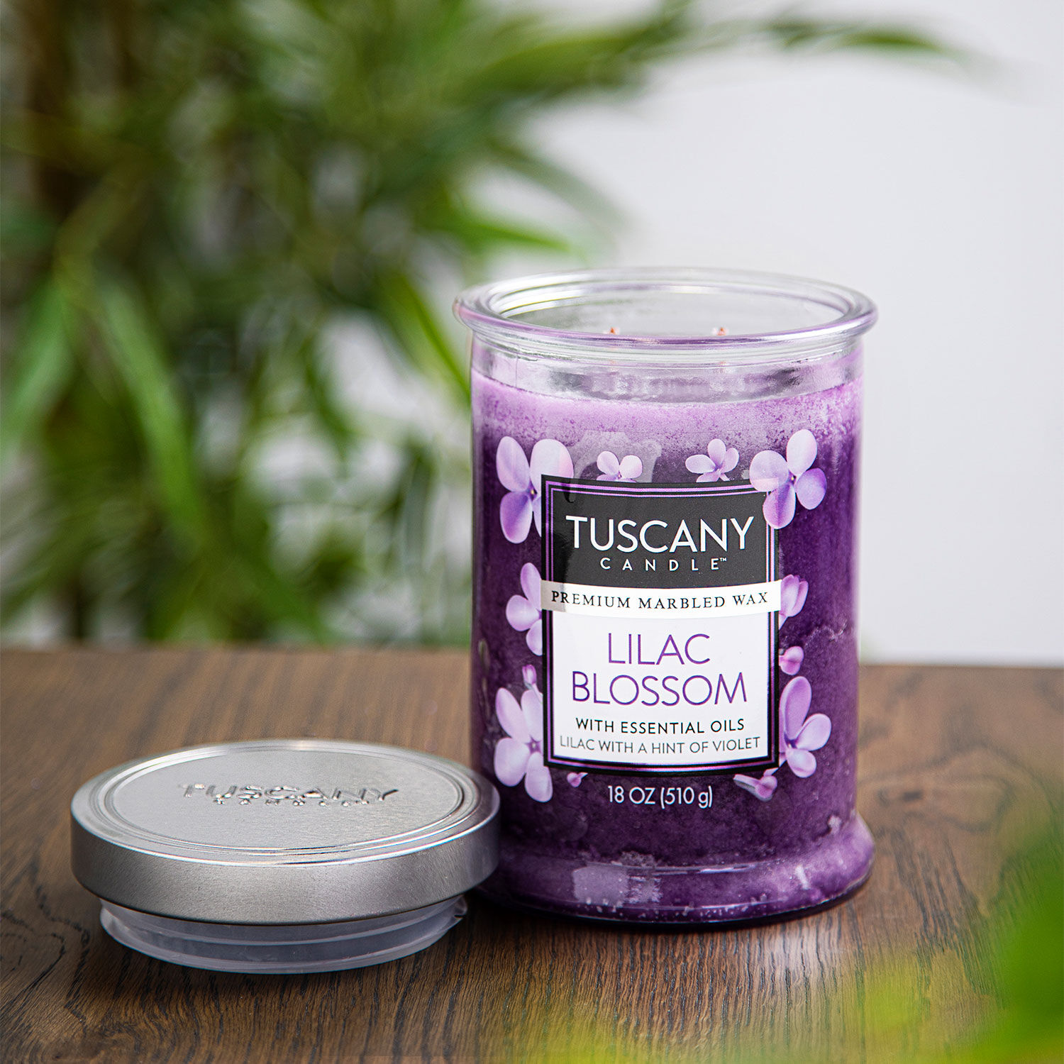 Tuscany 18oz Double Wick Candle Lilac Home Store More