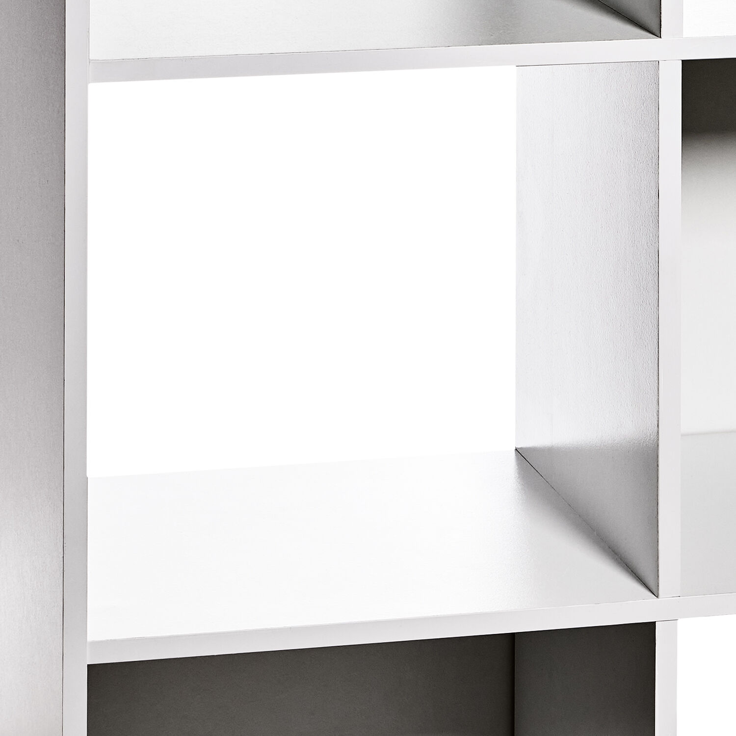 6 cube outlet shelf white