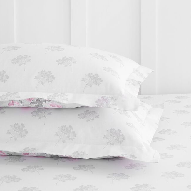 Mona Grey Oxford Pillowcase Pair