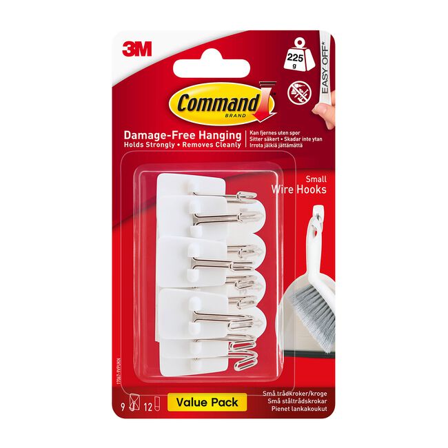 Command Small Wire Hooks Value Pack 