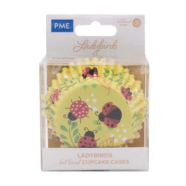 PME Lady Bird Foil-Lined 30 Cupcake Cases