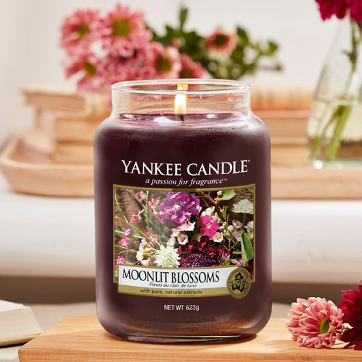 Yankee Candles Moonlit Blossoms Large Jar - Home Store + More