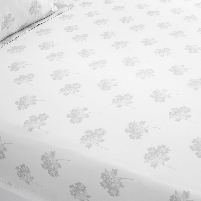 MONA GREY Single Fitted Sheet