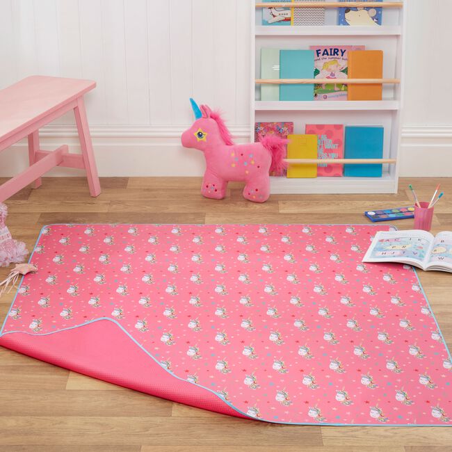 Splash Mat Unicorn 130cm x 130cm - Pink