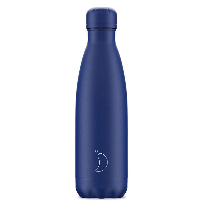 Chilly's Matte Blue 750ml Water Bottle Flask