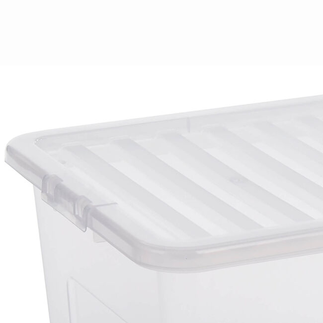 Crystal 80L Clear Storage Box & Lid