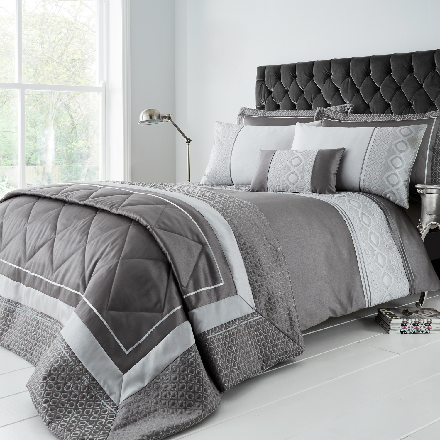 Luxury Geo Duvet Set Home Store More