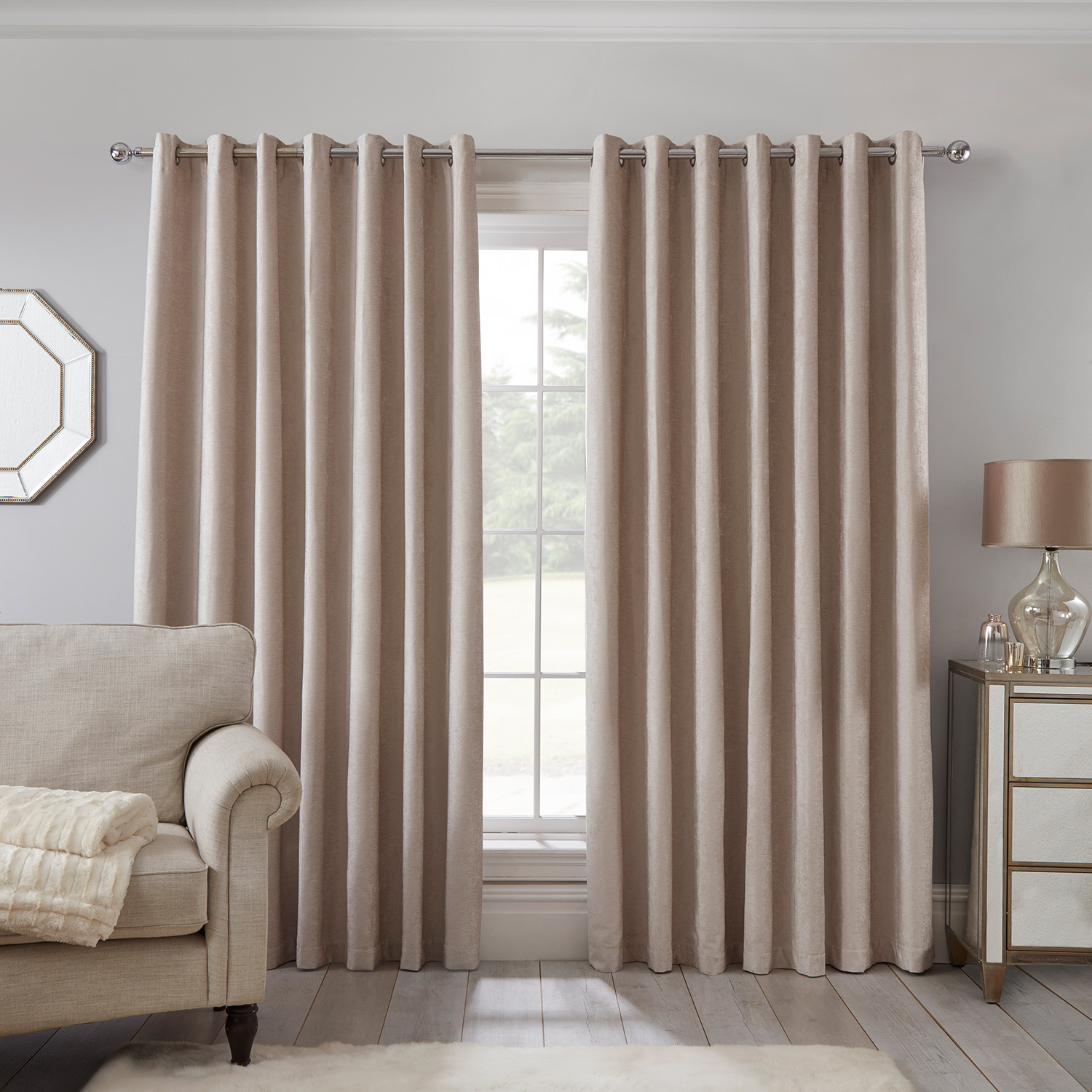 Blackout & Thermal Textured Curtains - Home Store + More