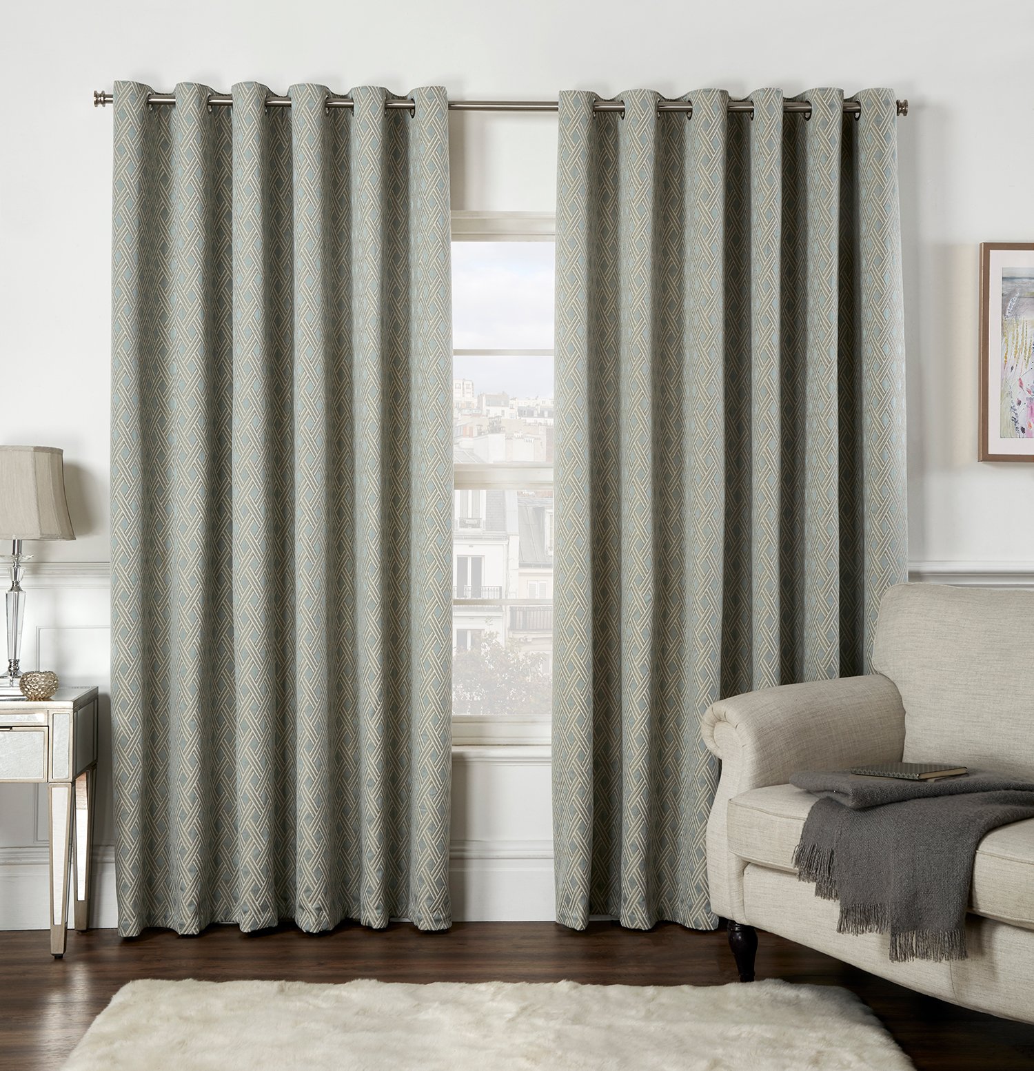 Chenille Geo Curtains Home Store More