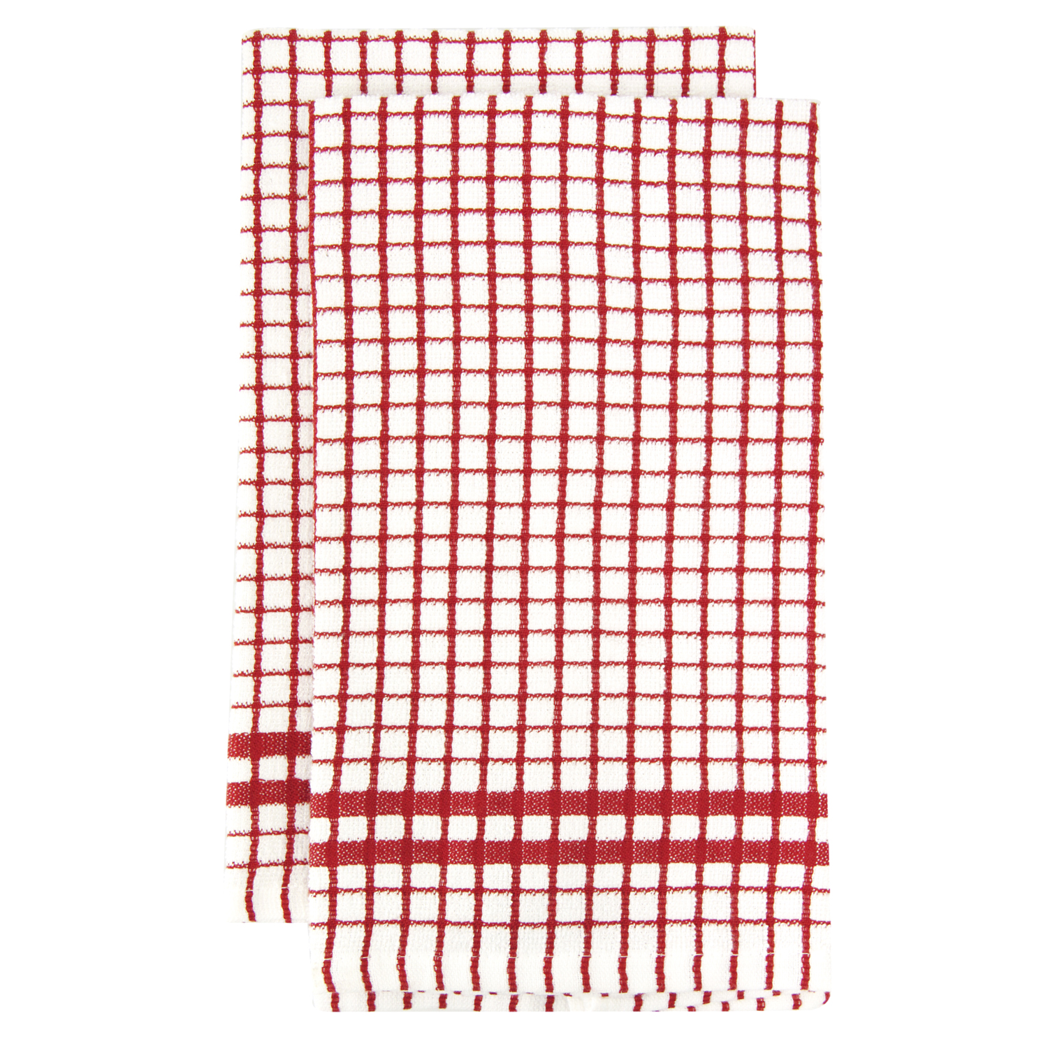 red check tea towels