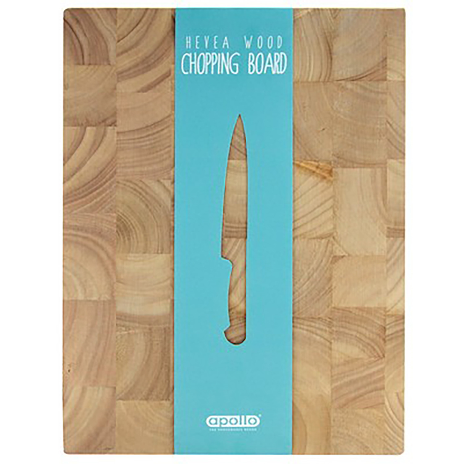 Apollo Rubberwood Endgrain Block Chopping Board